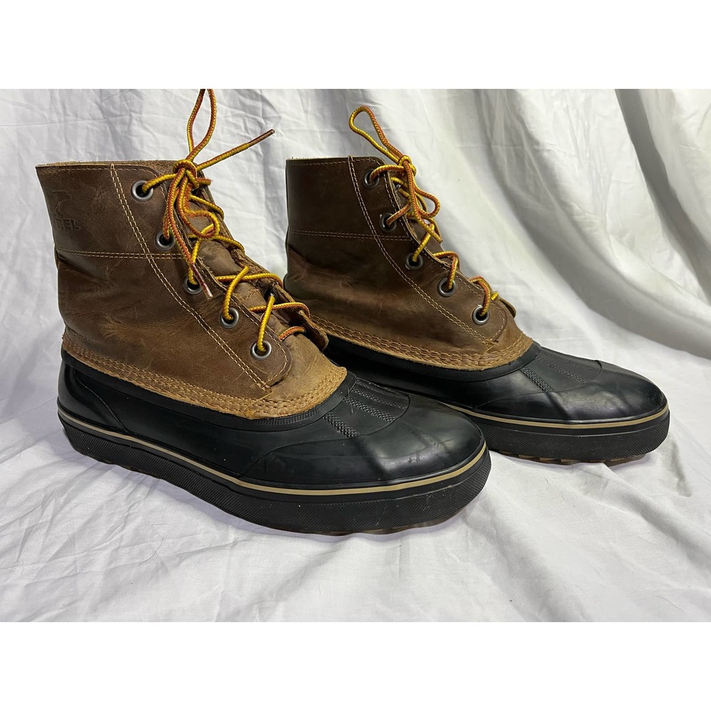 Sorel Faux Fur lined Waterproof Duck Boots 11